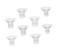 RORPOIR 8 Pièces Kit de Inserts de Bride Silicone pour Tire Lait Électrique et Portable Adaptateurs de Calibre à Surface Sans Burr Accessoires Sécurisés et pour Allaitement