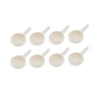 RORPOIR 8 pièces Lot de Cuillères Céramiques pour Bougie Support Anti-brûlure Design Pratique et Nettoyage Facile pour Brûleur Aromathérapie