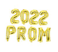 RORPOIR 8 Pièces Pack de Ballons Aluminium Doré pour Décoration de Remise de Diplôme Kit Graduation pour Fête Danniversaire et Cérémonie Décor et Intérieur Extérieur