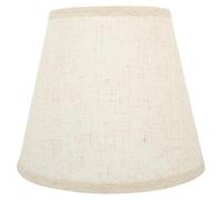 RORPOIR Abat-jour Offrant un Éclairage Confortable Vacances en Lin Beige Demi-rond pour Lampe de Chevet et Lampes de Chambre