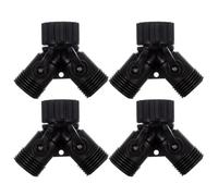 RORPOIR Adaptateur Tuyau Arrosage Y en Abs 4pcs Régulateur de Pression et Résistance la Rupture pour Usage Domestique et Industriel Jardin