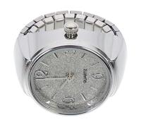 RORPOIR Alliage de Zinc Montre-Bague Style Élégant, à Quartz, pour Doigt | Affichage Discret de L’heure, Look Simple et Classique, pour Tenue, Rendez-usage Quotidien Couleur Aléatoire