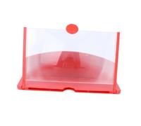 RORPOIR Amplificateur Écran pour Smartphone Support Vidéo Portable Agrandisseur Écran Mobile Couleur Rouge