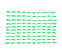 RORPOIR Anneaux D'identification de Volaille Légers et Réutilisables 100pcs en Plastique Vert et Séparation des Races pour Gestion des Opérations Avicoles