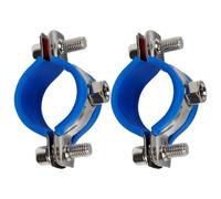 RORPOIR Anti-Sinking Clamp for Office Chair 2pcs, Solide Stainless Steel and Plastic with 32-34mm Diameter, Suitable for Adjustable Height Desk Chairs