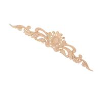RORPOIR Applique en Bois Sculptée Élégante pour Meubles, Décoration Murale Beige en Bois, Résistance à L'usure, Décoration Maison Bricolage