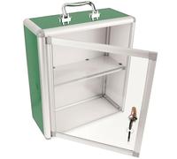RORPOIR Armoire à Pharmacie Murale de Premiers Secours, Grosse Capacité | Panneau Transparent, Structure Multicouche, Coins Arrondis, pour Ateliers et Véhicules