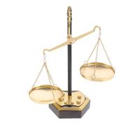 RORPOIR Balance Décorative en Métal 9X20X235 CM Ornement D’Équilibre pour Bureau et Maison Décoration Intérieure Symbolique de Justice Centre de Table Artistique et Stable