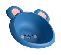 RORPOIR Bassin Pour Bébé à Motifs De Dessins Animés Pour Garçon Et Filles, Plastique Solide, Antidérapant, Léger Et Portable, Lavage Du Visage Pieds, Usage Domestique, Bleu,