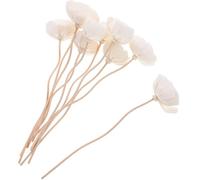 RORPOIR Bâtons de Diffuseur en Rotin 10Pcs Fleur Design pour Diffuseur d'Huile, Absorbent Les Huiles Essentielles, Décor de Maison et Bureau