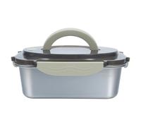 RORPOIR Boîte à Déjeuner Acier Inoxydable 1,7l avec Compartiments Séparés, Hermétique et Réutilisable, Travail Pique-niques en Plein Air