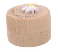 RORPOIR Boîte boite souvenir bebe boite souvenir bébé - Récipient dents bébé - Récipient dents de lait boite à souvenir bébé cas de dent de bébé porte-dents de dessin animé Bois