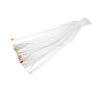 RORPOIR Boucles de Fixation Élastiques pour Couches Bébé, Lot de 40 Pièces en Tissu Blanc Bouton Ajustable, Difficiles à Détacher, Accessoires pour Poupon et Culotte Plusieurs styles