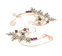 RORPOIR Boucles Oreilles Clip Serre-oreilles Fantaisie pour Femme Design Vintage Élégant et Facile à Porter Accessoire Polyvalent pour Toutes Occasions