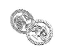 RORPOIR Broche en Métal Balance Justice Épingle Costume Homme Lot 2 Pièces Alliage Argenté Avocat Élève Droit Accessoire Formel Bureau Judiciaire