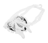 RORPOIR Cache-œil sans Laisser de Traces en Dentelle Blanche Gothique Accessoire Délicat Augmentant L’énigme pour Festivals et Cosplay