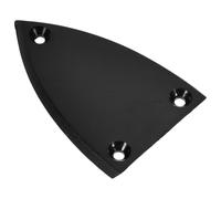 RORPOIR Cache-tige de Réglage Noir en Plastique à 3 Trous pour Guitare Électrique, Protection, Accessoire Triangle pour Guitare Basse, 1 Pièce