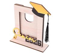 RORPOIR Cadre Photo de Remise de Diplôme, Cadre Photo de n Bois et Acrylique, Beige, Support de Bureau Stable, Protège des Rayures, pour Étagères et Tables de Chevet, Présent