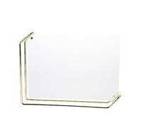 RORPOIR Cadre Photo Métal Doré Double Face Support Horizontal Et Vertical Décor Élégant Pour Maison Et Bureau