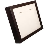 RORPOIR Cadre Photo Portrait en Bois pour Médailles, Coffret de Présentation Chic et Créatif, Résistant la Décoloration, pour Salon ou Salle à Manger, Affiche 2 Médailles