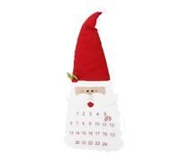 RORPOIR Calendrier de Santa Feutre à Suspendre Calendrier Interactif avec Numérotées Décor de Noël Réutilisable pour Garçon Fille