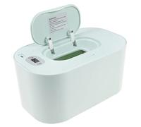 RORPOIR Chauffe-lingettes Portable pour Bébés Température Réglable, Résistant et Compact en Abs et Pp, pour Voiture et Maison, Couleur Verte