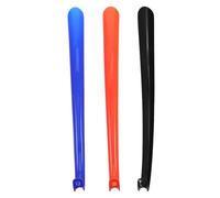 RORPOIR Chausse-pied de chevet en plastique, long manche, lot de 3, tête incurvée, pour un usage quotidien à la maison et en déplacement