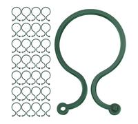 RORPOIR Clips pour Plantes pour Le Soutien 100 unités Vert Plastique, Pince Solide pour tuteur Plantes grimpantes et tomates, conçu pour Grands projets de Jardinage