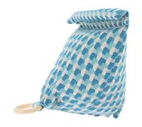 RORPOIR Coussin Support de téléphone Vert en Coton et Lin, Support de Tablette Souple pour Lecture et Streaming au Bureau