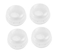 RORPOIR Couvercle de Bouton de Cuisinière 4 Pièces Facile à Installer en Plastique Blanc Protection Sécurité Garçon et Filles pour Gazinière et Four