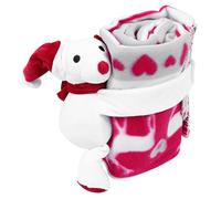 RORPOIR Couverture Bébé De Noël Tapis De Dessin Animé Peluche Couvertures Polaires Couvertures Pour Bébés Jouets Pour Filles Couverture De Filles Couverture Cadeau Polyester Ménage