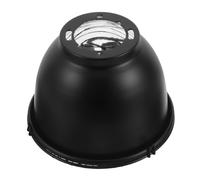 RORPOIR Dôme Chauffant pour Reptiles, Aluminium Noir avec Grillage | Terrarium et Bulbes Uvb ou Chaleur, Réflecteur Épais, Trou 1,8 Pouce, Contrôle Thermique