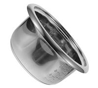 RORPOIR Doublure Cuve Inox Cuiseur Riz 25Cm Pot IntéRieur Remplacement Accessoire Cuisine RéSistant Anti-Rouille Chauffage Uniforme Facile À Nettoyer