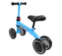 RORPOIR Draisienne Quatre Acier Antirouille Garçon Fille Non Pédalant Trotteur pour Motricité Garçon Fille Apprentissage Coordination Bleu