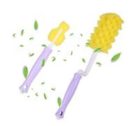 RORPOIR Ensemble De Brosses De Nettoyage Pour Biberons Rotatives À 360° En Silicone Pour Biberons Tétines Et Éponges