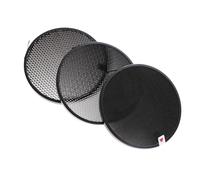 RORPOIR Ensemble de Grille en Nid d'abeille pour Flash Noir en Alliage D'aluminium Fixation Rapide et Émission Précise du Faisceau pour Photographie