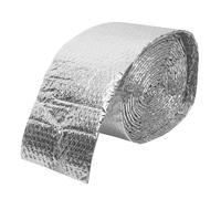 RORPOIR Film Réfléchissant d'Isolation à Double Face 6 Pouces x 25 Pieds pour Isolation des Conduits et Robinets d'eau, Barrière Thermique pour Maison et Extérieur