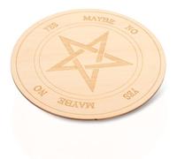 RORPOIR Forum de Discussion Métaphysique Halloween en Bois Pentacle | Tableau Pendulaire en Étoile, Planches en Bois Artisanales, Décor Chic en Bois pour Salon et Yoga