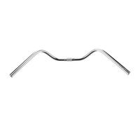 RORPOIR Guidon de Vélo Rétro en Acier Inoxydable Robuste, Forme en U, Installation Rapide, Adapté pour VTT et Balade Urbaine, Conception Antirouille pour Confort Prolongé