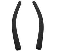 RORPOIR Housse De Poignée De Poussette En Éponge Noire 2 Pcs Pour Bébé, Protection Antidérapante Confortable, Manchon Souple, Compatible Poussette Bébé, Accessoire Pratique