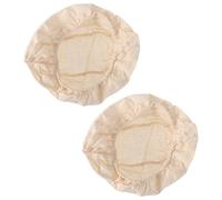 RORPOIR Housses en Tissu pour Panier à Pain Ovales 2pcs, Faciles à Nettoyer et Utiliser, Accessoires Indispensables pour Cuisson et Boulangerie Cuisine