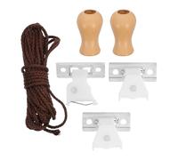 RORPOIR Kit D’Accessoires pour Store Enrouleur, 1 Set, Bois Métal | Polyester, Pièce Légère, pour Remplacer des Éléments du Mécanisme, Commande de Montée et Descente