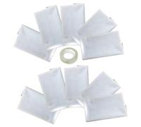 RORPOIR Kit de Trempage Paquet Pratique pour Sabots de Cheval et Âne en Nylon Blanc pour Soins et Bain des Sabots, Adapté à L'équitation Soin Animalier