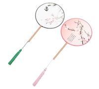 RORPOIR Lot De 2 Éventails Ronds À Vent Style Chinois Style Rétro Traditionnel
