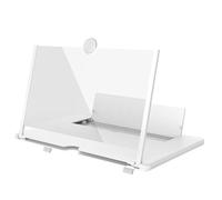RORPOIR Loupe D’écran pour Smartphone, Amplificateur de Téléphone Pliable en Abs, Angle de Vision Réglable, pour Lecture et Jeux Couleur Aléatoire