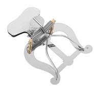 RORPOIR Lyre Trombone, Pince pour Partition de Trombone en Métal Argenté, Clip de Marche, Facile à Installer Retirer, pour Fanfares et Débutants