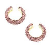 RORPOIR Manchettes Osseuses D'oreille en Alliage de Zinc Or 2pcs, Design C de Clip Boucles D’oreilles Non Percées, pour Mariage et Usage Quotidien