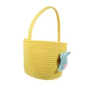 RORPOIR Mini Panier Tressé la Main Poignée, Panier à Bonbons Décoratif en Corde de Coton, Présent de Baby Shower et Mariage