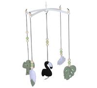 RORPOIR Mobile Pour Berceau De Bébé Clochette Hochets En Feutre Jouets Décoration Sur Le Thème De La Jungle Pour Chambre De Bébé