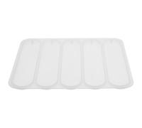 RORPOIR Moule en Silicone pour Résine Époxy Marque-Pages DIY Blanc
